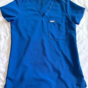 Figs Catarina Royal Blue Top XXS